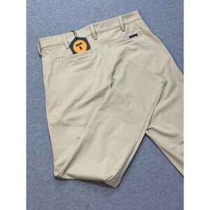 Truewerk EDO Mens Werk Pants 30x30 Cream Sand Technical Performance Pants T1 NWT